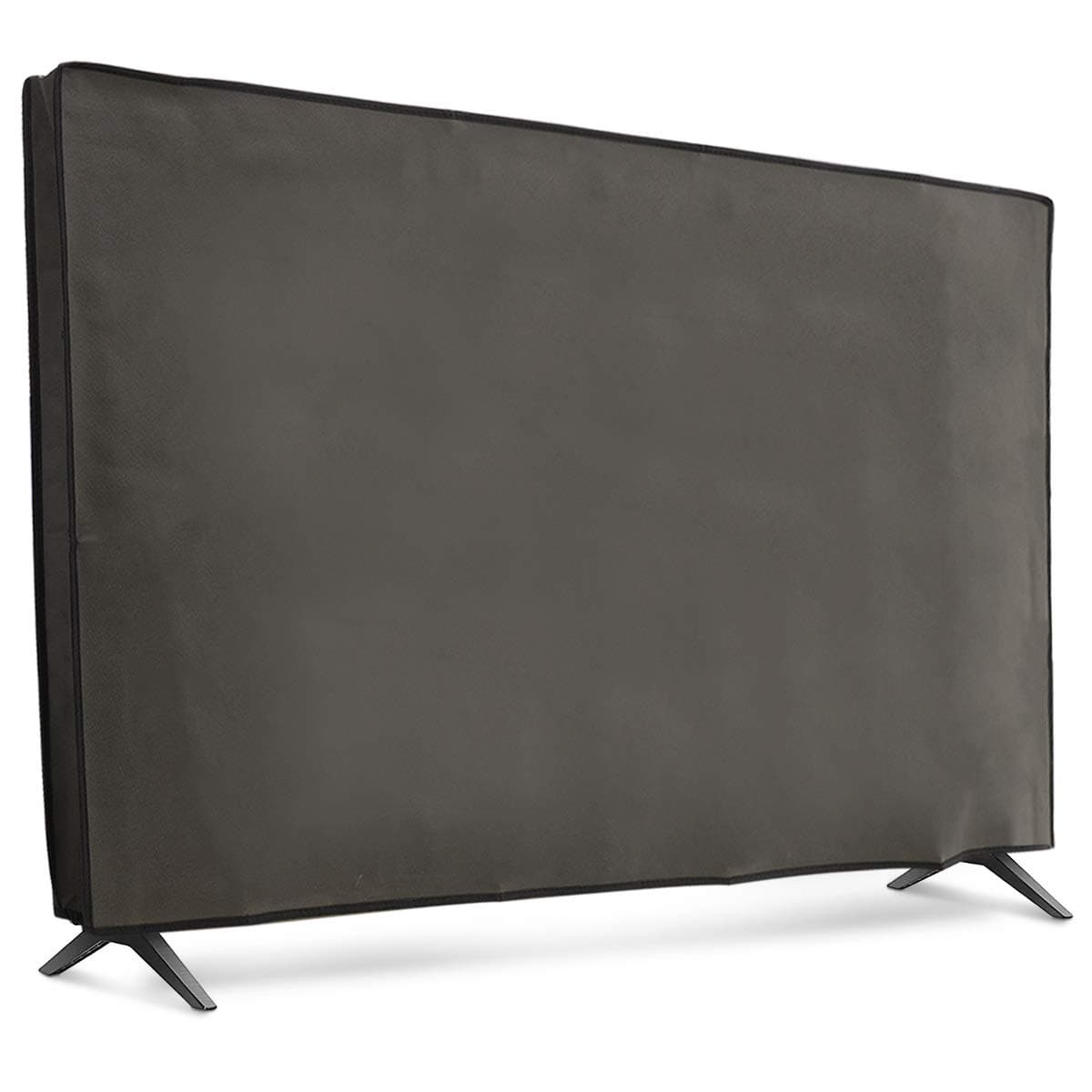 "KWMobile Dust Cover for 43" TV - Durable Dark Grey Fabric Protector for Indoor Flat Screen TVs"
