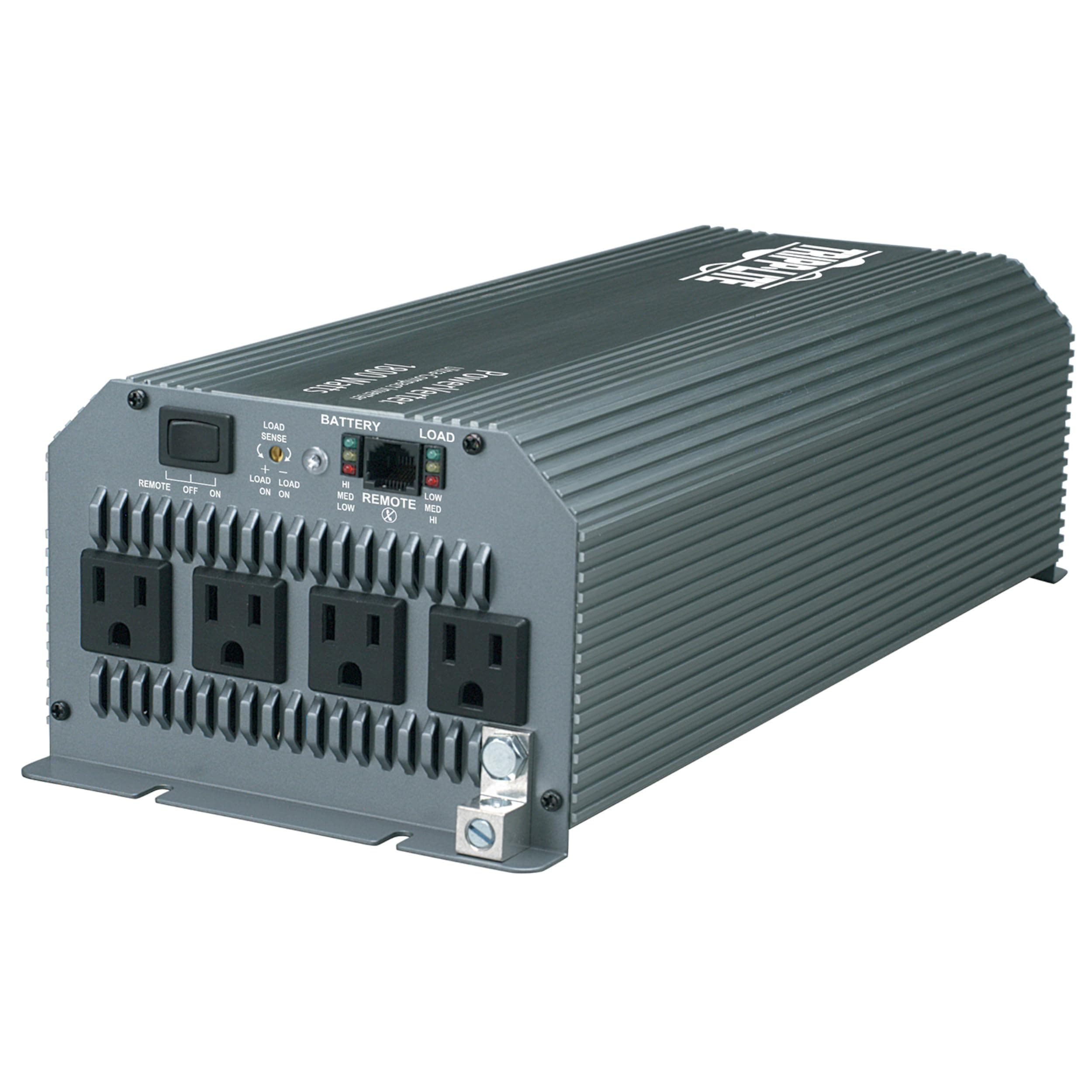 Tripp Lite Tripp Lite 1800W Power Inverter: Compact 12VDC to 120V for RVs, Trucks & Emergency Vehicles - 4 Outlets (PV1800HF)