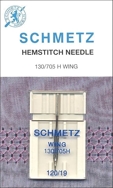 Euro-Notions Hemstitch Needle Size 120: Perfect for Precision Sewing & Crafting