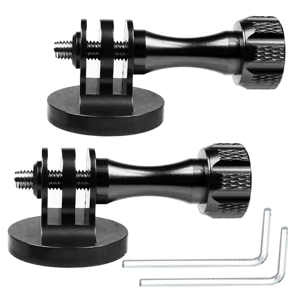 VIZEMO 2 Pack Aluminum Tripod Monopod Mount for GoPro Hero 11/10/9/8 & DJI OSMO - Durable Adapter with Thumbscrew