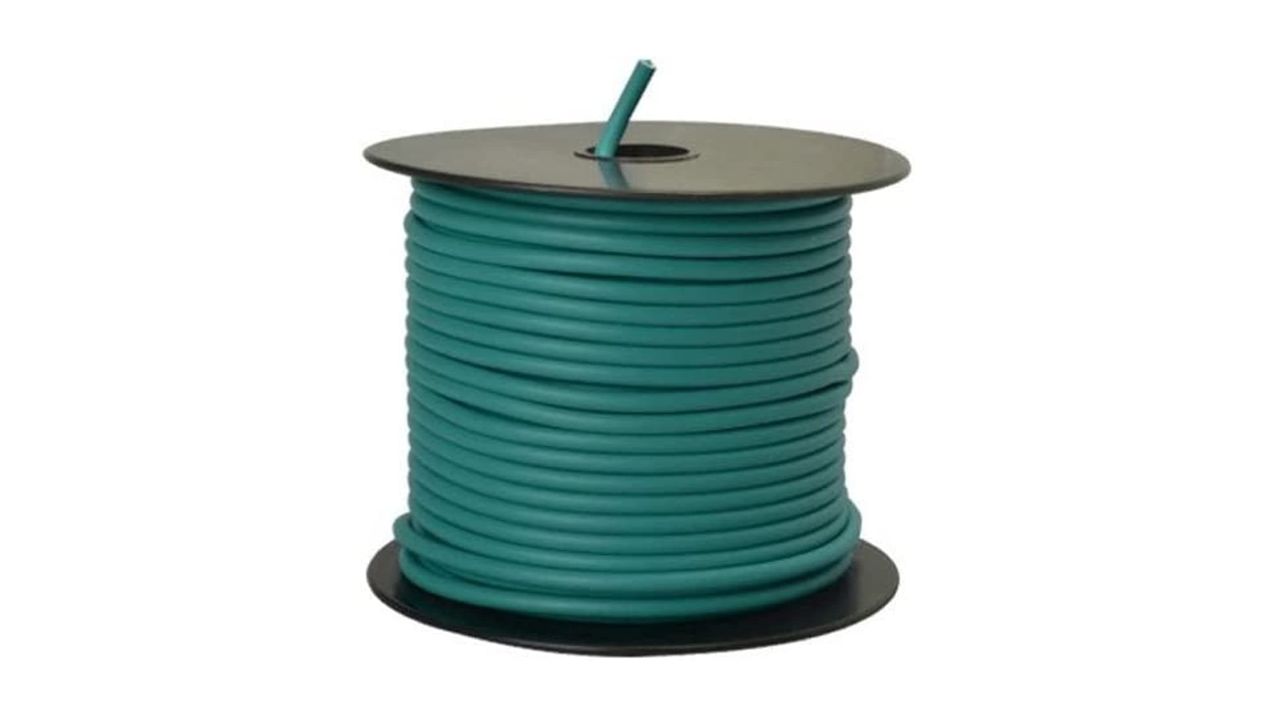 Southwire 55678923 12-Gauge Green Primary Wire Bulk Spool - 100 Feet for Electrical Projects