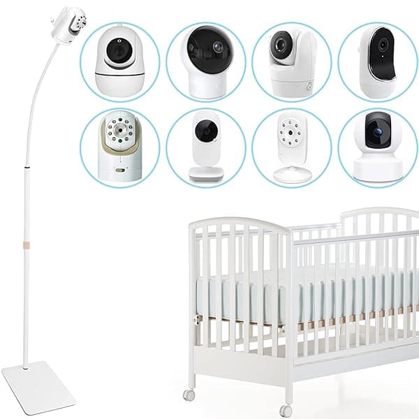 AOZTSUN AOZTSUN 67 inch Adjustable Height Baby Monitor Floor Stand Holder for Infant Optics DXR-8 Pro,eufy HelloBaby HB65 HB66 HB248,ANMEATE SM935E or Any