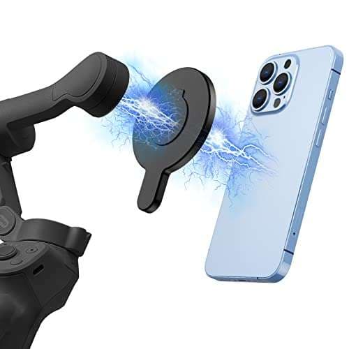 Aerbeis MagSafe Adapter Clamp for DJI OM 6 & Osmo Mobile 6 - Compatible with OM 5 & 4 SE Gimbal Stabilizers
