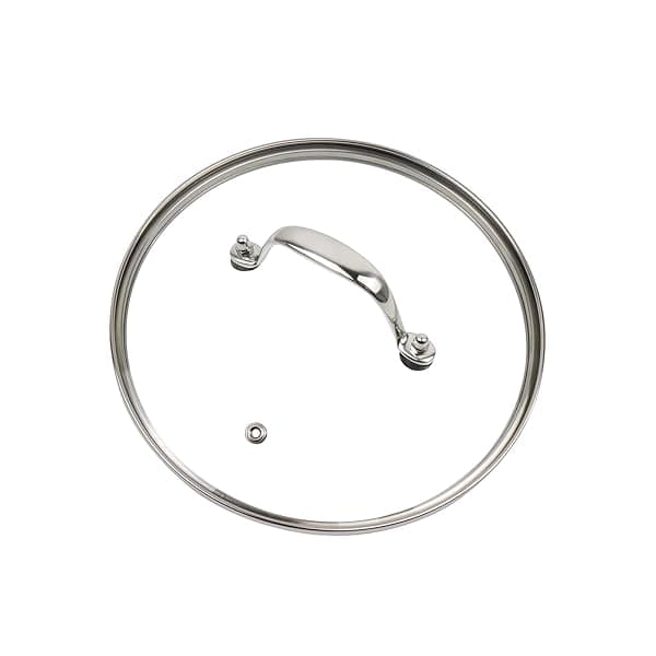 Antrader Glass Lid,9" Tempered Glass Covers for Universal Pot and Pan Lid,1Set,Clear