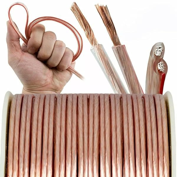 Buy Audiotek AT-SPW10GA/25RG 10 Gauge Speaker Wire - 25 Feet for Car Audio | High-Quality Vehicle Wiring