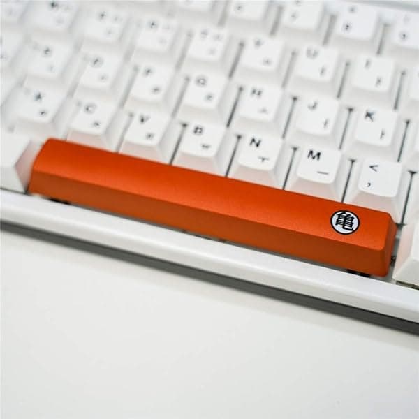 Benemate 5-Side Dye-subbed PBT Spacebar Keycap 6.25U Custom Keycap for Cherry MX Gaming Mechanical Keyboard Dragon Ball