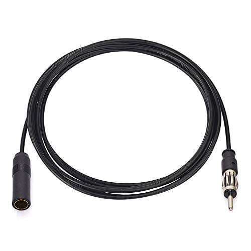 10ft Bingfu Car Radio Antenna Extension Cable - FM/AM DIN Plug for Vehicle Stereo & Truck Receiver