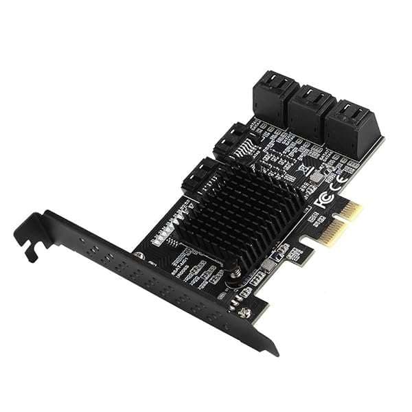 EBTOOLS 8 Port PCIe to SATA 3.0 Controller Card - Expand Your Storage with SATA III Adapter