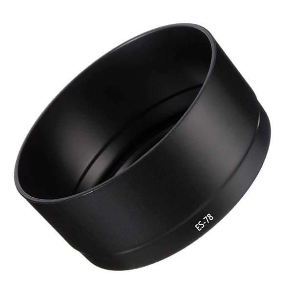 FocusFoto Bayonet Mount Lens Hood for Canon ES-78 - Perfect Fit for EF 50mm f/1.2L USM Lens