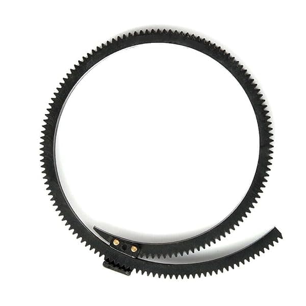 FocusFoto Flexible Gear Belt Ring for Follow Focus 46mm to 110mm Compatible with FOTGA DP500II DP500IIS DP500III JTZ DP30 Black