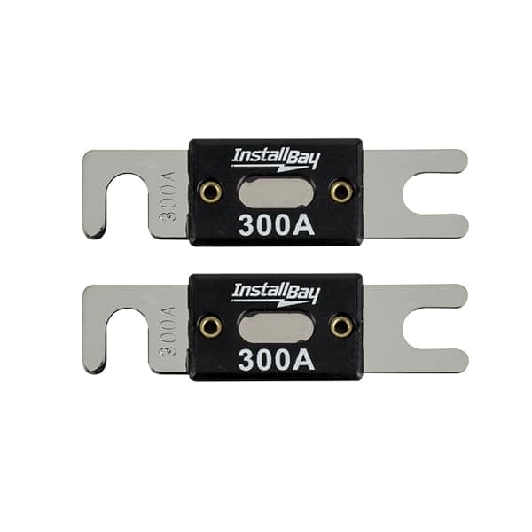 Buy Install Bay ANL300-10 - 300 Amp ANL Fuses (10 Pack) - High Performance Black Fuses for Reliable Power