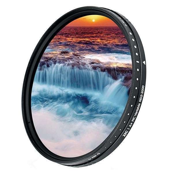 JJC 77mm ND Filter ND2-2000 VND for Canon & Nikon Lenses - Enhance Your Photography