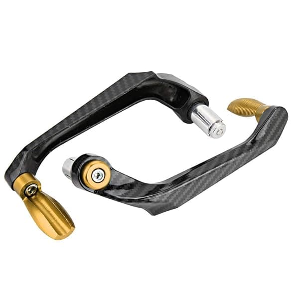 Buy KIMISS 7/8in CNC Aluminum Brake Clutch Lever Hand Guard for Motorcycles & Scooters - Gold Finish