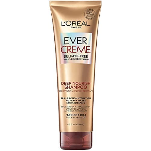 L'Oreal Paris EverCreme Sulfate Free Deep Nourish Shampoo 8.5 oz - Pack of 2 for Ultimate Hair Care