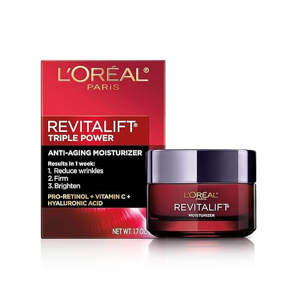 Revitalift Triple Power Moisturizer: Anti-Aging with Pro Retinol, Hyaluronic Acid & Vitamin C for Youthful Skin