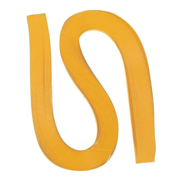 PATIKIL Quilling Strips Paper 120pcs 3 16"(5mm) 54cm Origami Paper Quilling Strip for Art DIY Hand Craft Christmas Gold