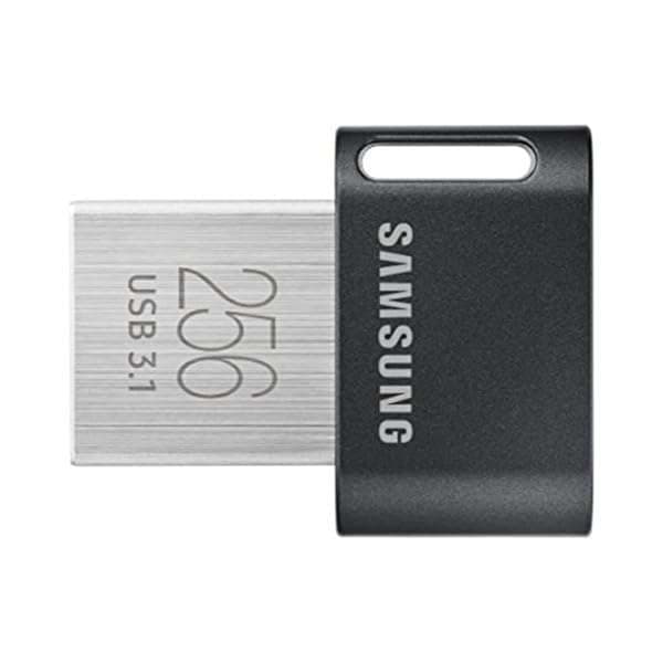 SAMSUNG MUF-256AB/AM FIT Plus 256GB USB 3.1 Flash Drive - 400MB/s Speed, Gunmetal Gray