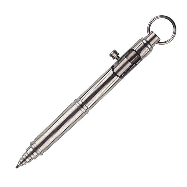 SMOOTHERPRO Heavy Duty Stainless Steel Bolt Action Pen for Tremors & Arthritis - EDC Pocket Design (SS258)