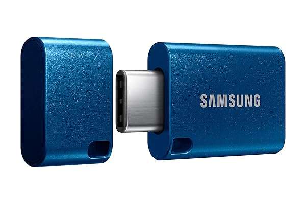 Samsung 128GB Type-C USB Flash Drive: 400MB/s Speed, Waterproof, Fast 4GB Transfers - MUF-128DA/AM