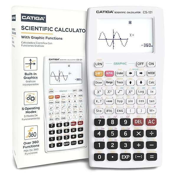Top Scientific Calculator with Graphing Functions for Students - Easy to Use, Perfect for High School & College Courses