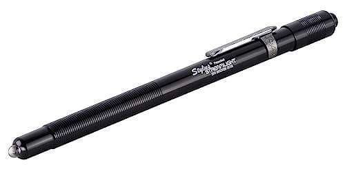 Streamlight 65018 Stylus Pen Light: 11-Lumen LED with 3 AAAA Batteries - Compact & Powerful Black Flashlight