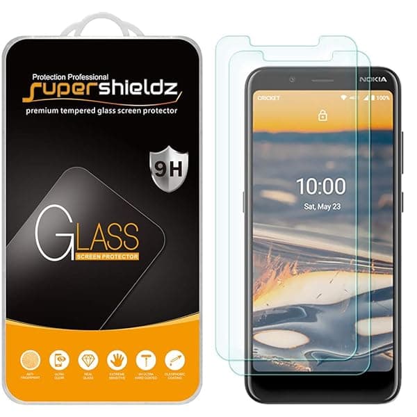Supershieldz Supershieldz 2 Pack Tempered Glass Screen Protector for Nokia 2 V Tella C2 Tava C2 Tennen Anti Scratch Bubble Free