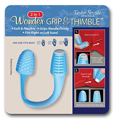 Taylor Seville Originals Wonder Grip Thimble Sewing Notions Accessories for Easy and Comfortable Sewing