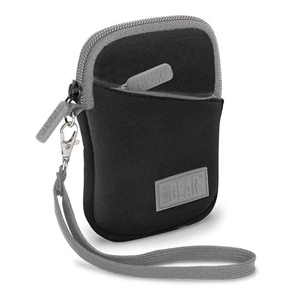 USA Gear Neoprene Camera Case for Nikon Coolpix A10, S4300, S6900 & W300 - Durable, Compact with Belt Loop & SD Card Pocket