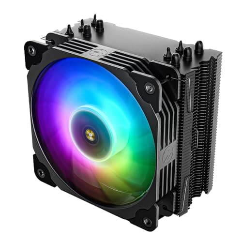 Vetroo V5 CPU Air Cooler: 5 Heat Pipes, 120mm PWM, RGB Sync for Intel & AMD - Ultimate Cooling Solution