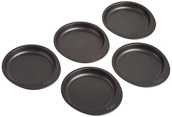 Wilton Easy Layers 5-Piece 6-Inch Layer Cake Pan Set - Perfect for Delicious Cakes!
