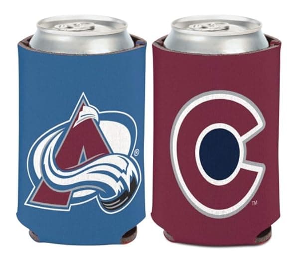 WinCraft NHL Colorado Avalanche 12 oz. 2-Sided Can Cooler - Perfect for Game Day!