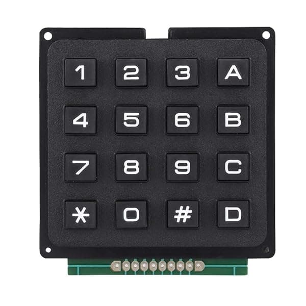 AWSTROE 4x4 Matrix PC Keypad Module for Microcontrollers - External Keypad Solution