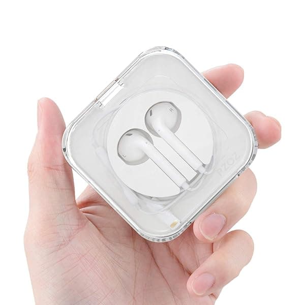 pzoz Pzoz Earbuds Case: Perfect Organizer for Apple EarPods & Earphones - Compact Cable Management & Storage Solution