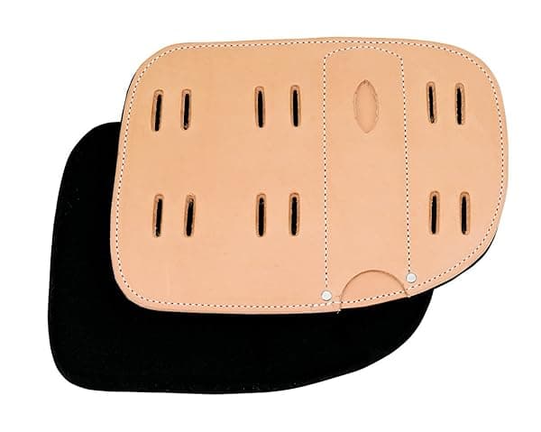 Weaver Leather Arborist Super Climber Pads Tan Black for Ultimate Comfort and Support in Tree Climbing